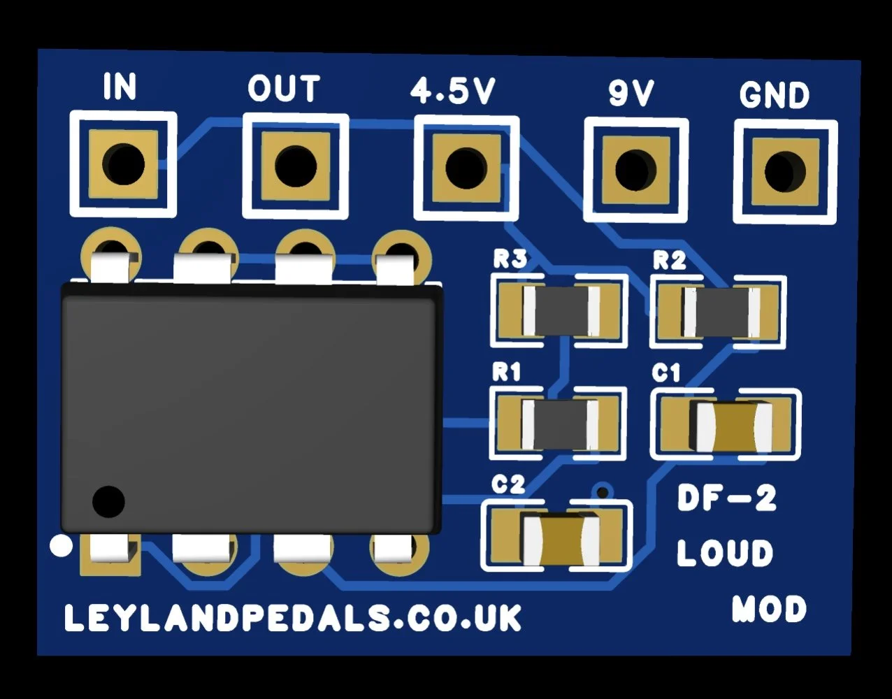 How to Mod your BOSS DF-2 — Leyland Pedals